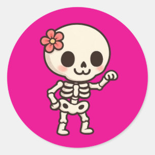 Beautiful to the Bone Classic Round Sticker