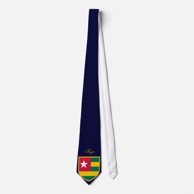 Beautiful Togo Flag Tie (Front)