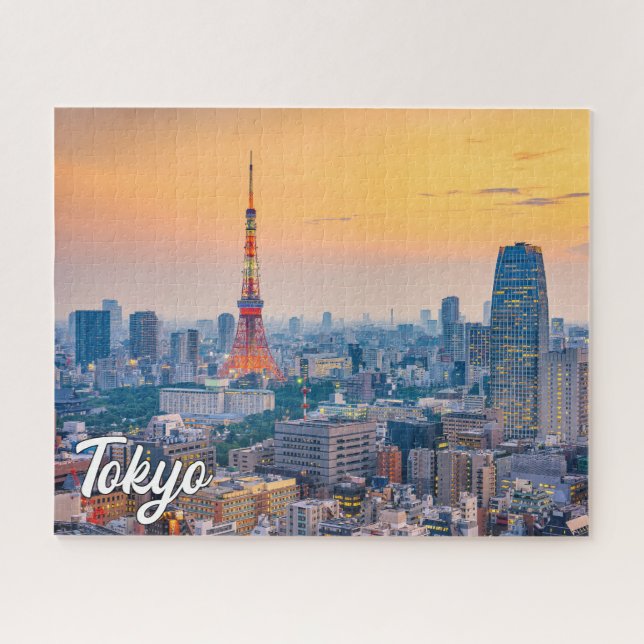 Beautiful Tokyo, Japan Jigsaw Puzzle (Horizontal)