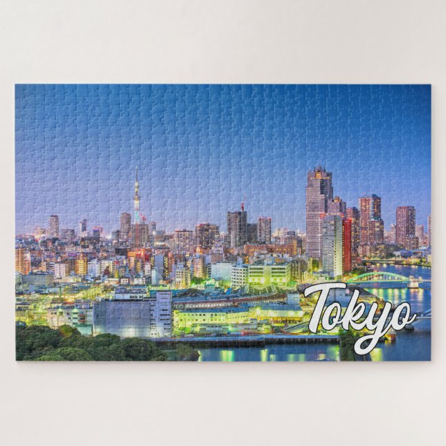 Beautiful Tokyo, Japan Jigsaw Puzzle (Horizontal)
