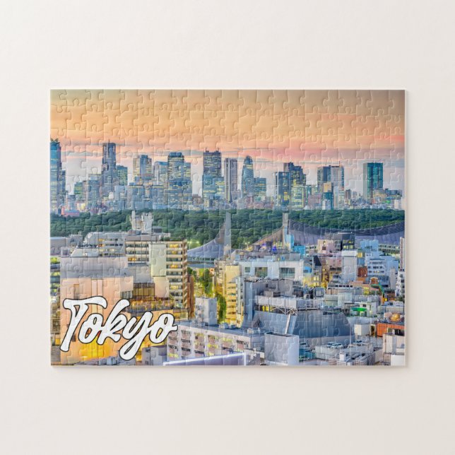 Beautiful Tokyo, Japan Jigsaw Puzzle (Horizontal)