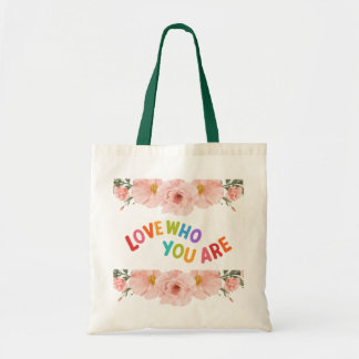 Beautiful Tote Bag -LOVE WHO YOU ARE