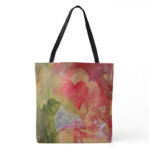 Beautiful Tote with hearts.. Great for Valentine's