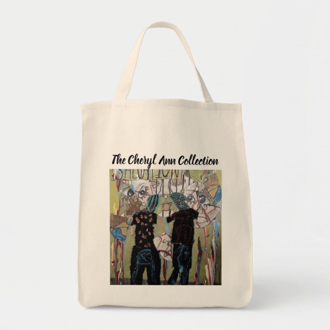 Beautiful Tote with Original Art Bag (Front)