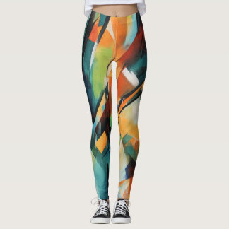 Beautiful Traditional Abstract Art Leggings