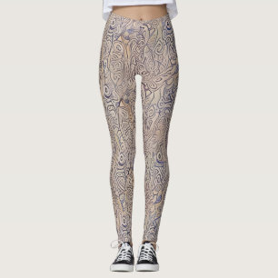 Beautiful Traditional Abstract Art Leggings