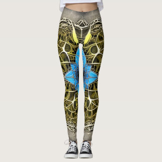 Beautiful Traditional Abstract Art Leggings