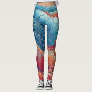 Beautiful Traditional abstract Leggings
