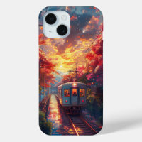 Beautiful Train At Sunset