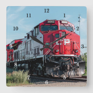 Beautiful Train Wall Clock