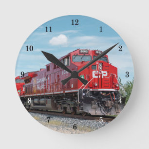 Beautiful Train Wall Clock