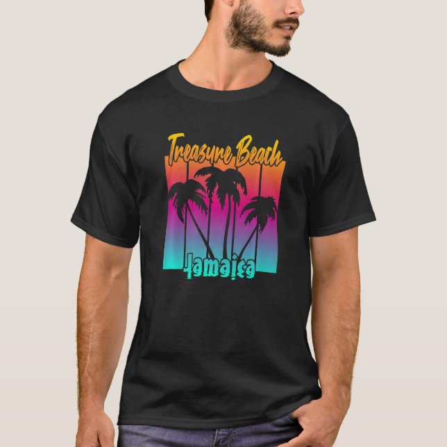 Beautiful Treasure Beach Jamaica T-Shirt (Front)