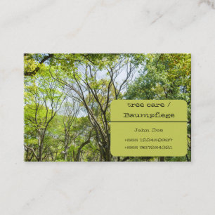 beautiful tree apples swung branches green leaves business card