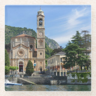 Beautiful Tremezzo Lake Como Italy Glass Coaster