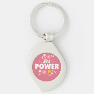 Beautiful trending girl power key ring