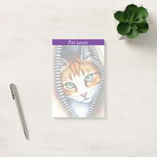 Beautiful Trendy Cute Watercolor Cat Collection Post-it Notes