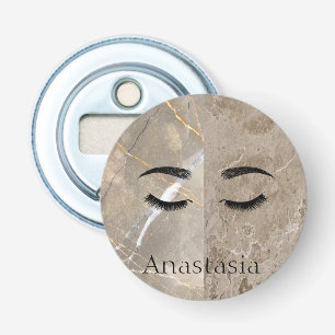Beautiful Trendy Marble, Eyes Bottle Opener