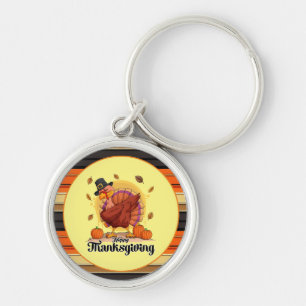 Beautiful Trendy Thanksgiving Autumn Collection Key Ring