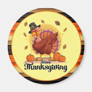 Beautiful Trendy Thanksgiving Autumn Collection Magnet