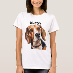 BEAUTIFUL TRI-COLOR BEAGLE DOG FACE T-Shirt