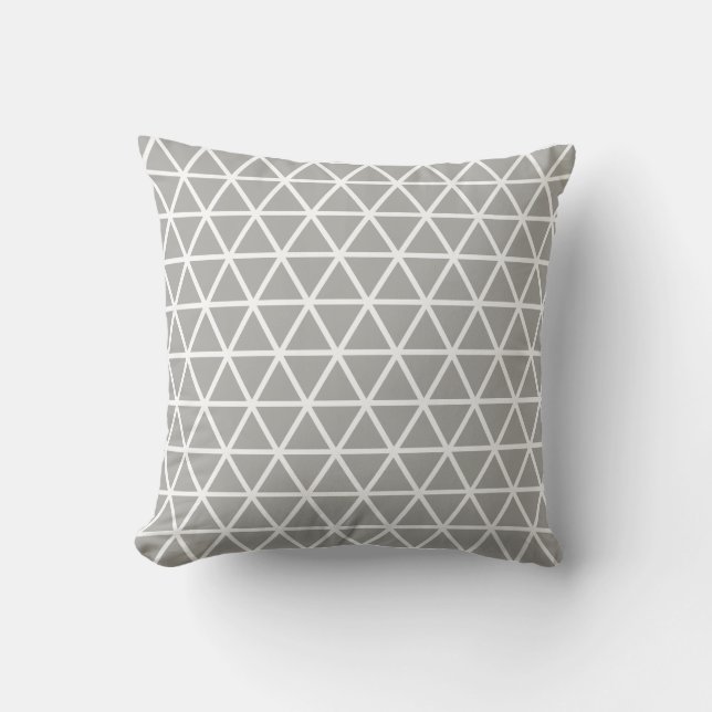 Beautiful Triangle Geometric Pattern Cushion (Front)