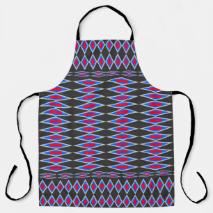 beautiful tribal fabric pattern, fabric pattern ba apron