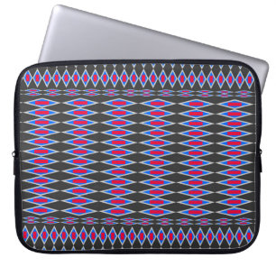 beautiful tribal fabric pattern, fabric pattern ba laptop sleeve