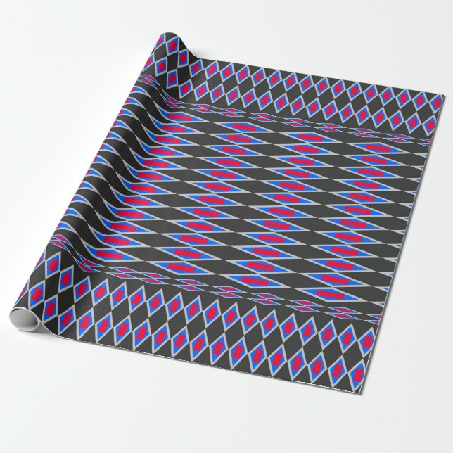 beautiful tribal fabric pattern, fabric pattern ba wrapping paper (Unrolled)