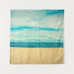 Beautiful tropical beach and sea landscape travel  tapestry