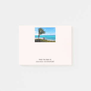 Beautiful Tropical Beach Breezy Palm Tree Post-it Notes