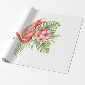 Beautiful tropical flamingo| Awesome gift Wrapping Paper