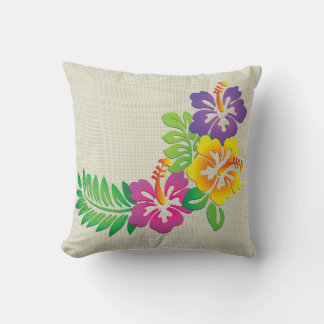 Beautiful Tropical Flower Cushion