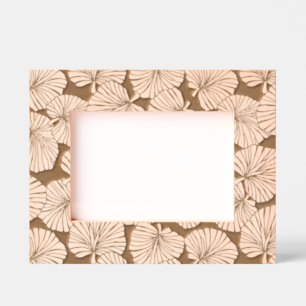 Beautiful tropical greenery etched frames