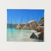 Beautiful Tropical Sea with a Rocky Beach