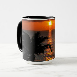 Beautiful tropical sunset mug