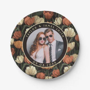 Beautiful Tulip Flower Plates For Backyard Wedding