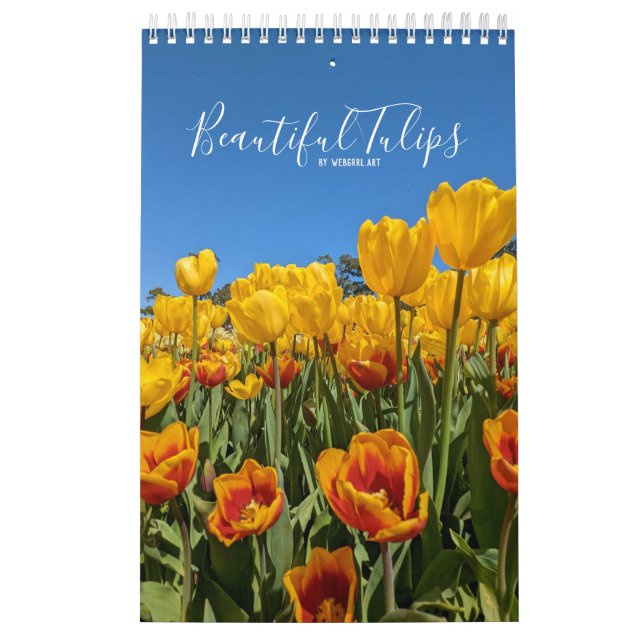 Beautiful Tulips Flower Calendar (Cover)