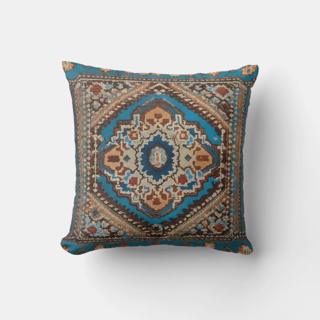Beautiful Turkish Old Pattern Modern Collection Cushion (Front)