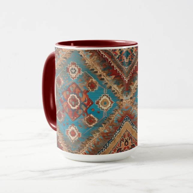 Beautiful Turkish Old Pattern Trendy Collection Mug (Front Left)