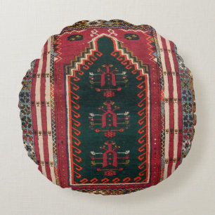 Beautiful Turkish traditional carpet    Round Cushion