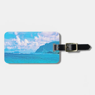 Beautiful Turquoise Ocean Waves Luggage Tag