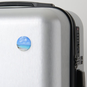Beautiful Turquoise Tropical Beach Magnet