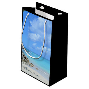 Beautiful Turquoise Tropical Beach Small Gift Bag