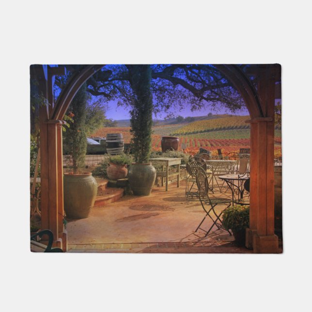 Beautiful Tuscan Door Mat (Front)