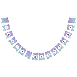 Beautiful Under the Sea Mermaid Birthday Bunting