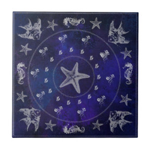 Beautiful Underwater Life Ceramic Tile