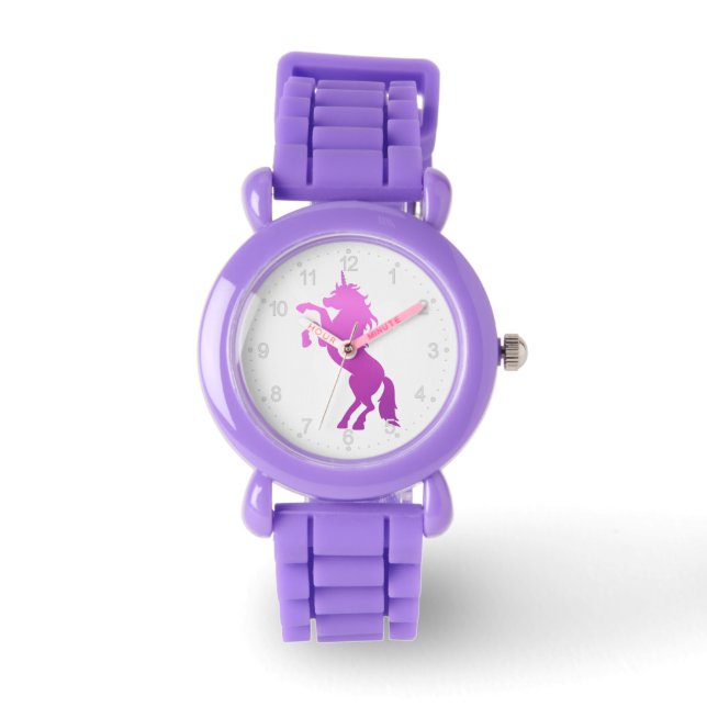 Beautiful unicorn - Choose background colour Watch (Front)