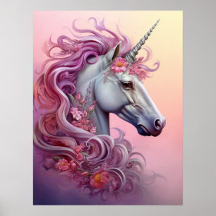 Beautiful Unicorn Poster