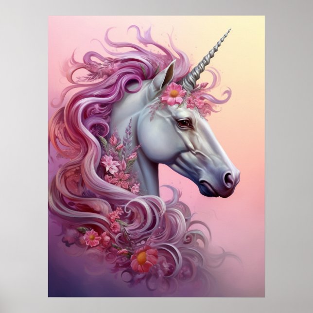 Beautiful Unicorn Poster (Front)
