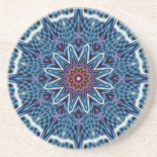 Beautiful unique mandala design coaster